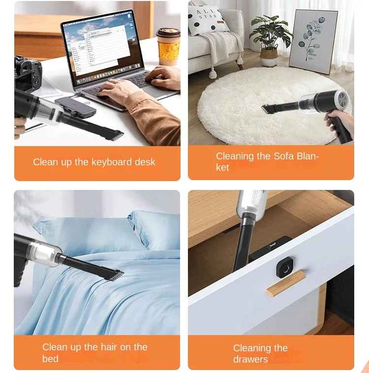 Car Vacuum Cleaner Wireless Multi-Functional Handheld Portable Car