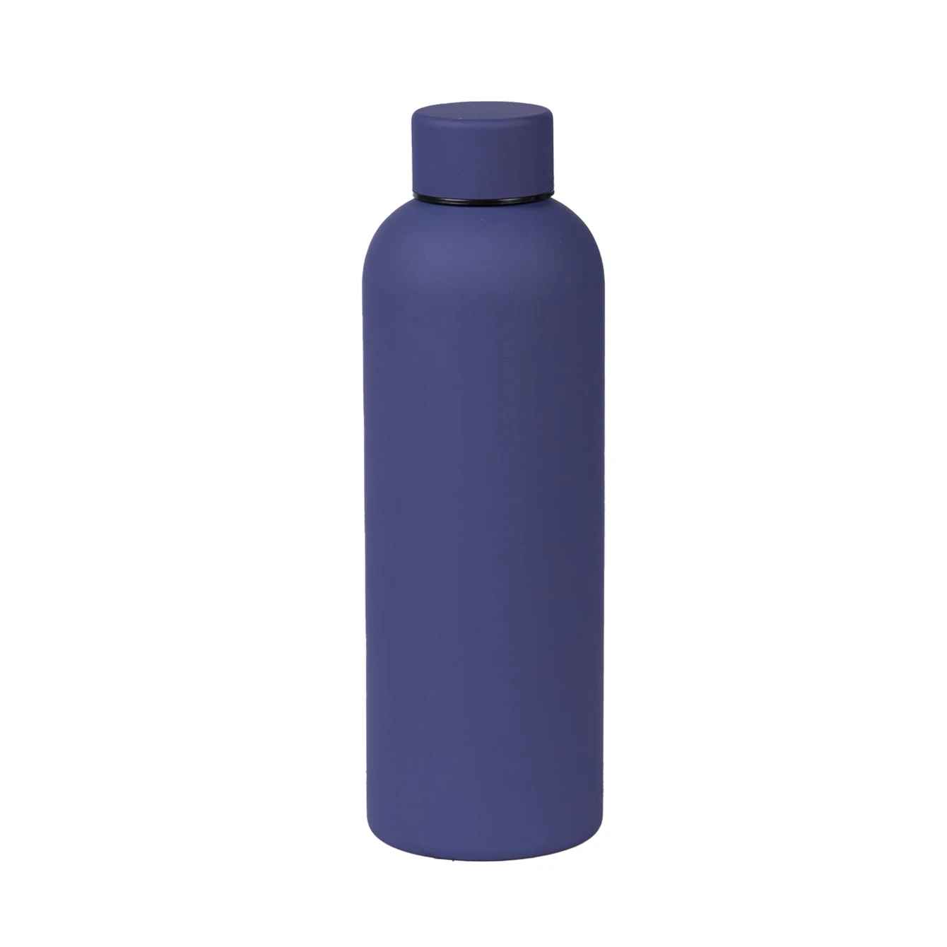 500/750/1000ML Small Mouth Thermos Cup, Outdoor Stainless Steel Bottle, Rubber Paint Sports Kettle