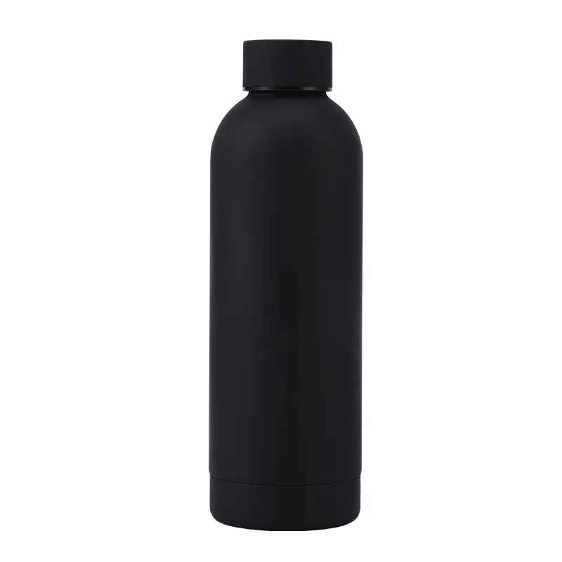 500/750/1000ML Small Mouth Thermos Cup, Outdoor Stainless Steel Bottle, Rubber Paint Sports Kettle