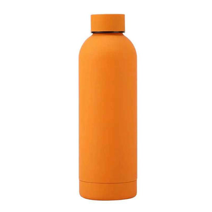 500/750/1000ML Small Mouth Thermos Cup, Outdoor Stainless Steel Bottle, Rubber Paint Sports Kettle