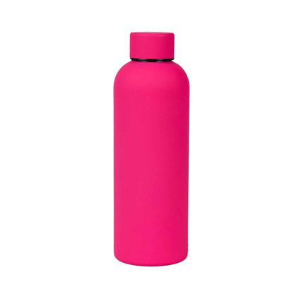 500/750/1000ML Small Mouth Thermos Cup, Outdoor Stainless Steel Bottle, Rubber Paint Sports Kettle